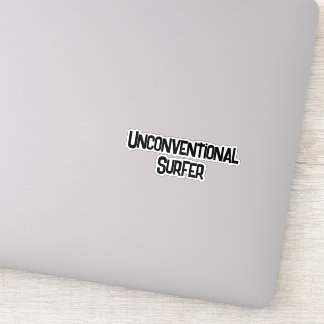 Ongewoon sticker voor surfers