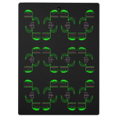 Ongewoon Venus Flytrap Patroon Klembord (Achterkant)