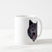 Ongezonde wolf koffiemok (Voorkant rechts)