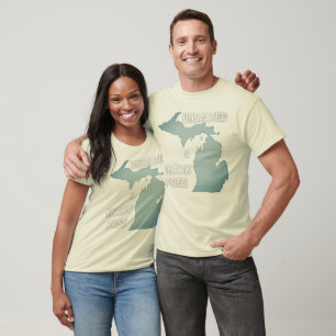 Ongezouten en haaivrij Michigan T-shirt