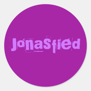 ongezouten ronde sticker