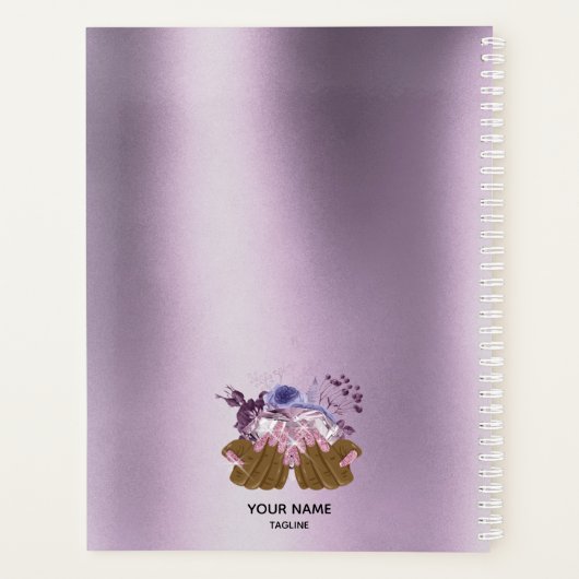 ongle salon de rendez-vous carnet main nails techn (Dos)