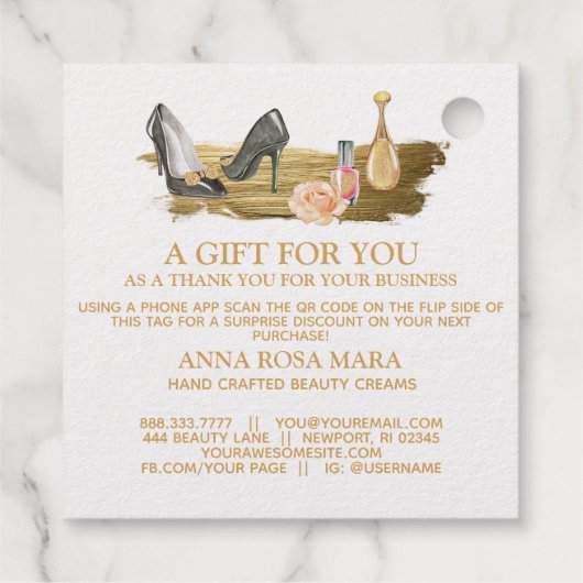 *~* Ongles Talons Code-barres Code QR Étiquette de (Dos)