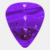 Onglet de guitare goutte d'eau violette (Devant)