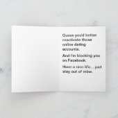 Onhandige break-up Kaart (Binnen)