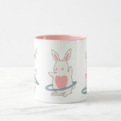 Onhandige konijntje Pasen Mok (Midden)