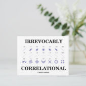 Onherroepelijk correlatiestatistieken (correlaties briefkaart (Staand voorkant)