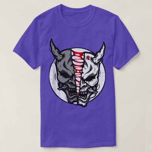 Oni Demon Japanese Devil 898 T-shirt (Design voorkant)