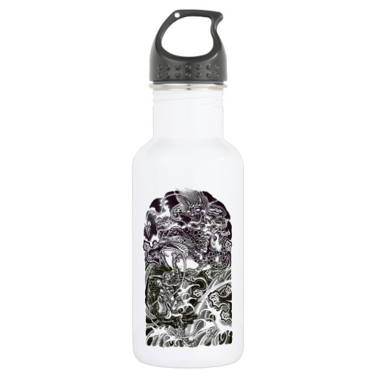 Oni Duivels en Pad Waterfles (Voorkant)