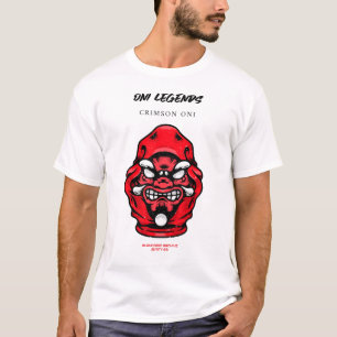 Oni-legenden – Crimson Oni BurnCorpo-archief T-shirt