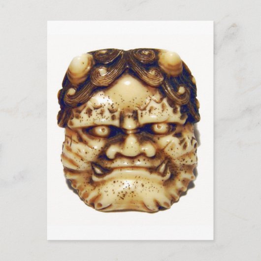 Oni Netsuke Briefkaart (Voorkant)
