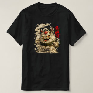 Oni Noodle Yokai – Japans Voedsel Monster Kunst T-shirt