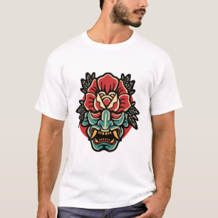 Oni- rose tatouage design T-shirt