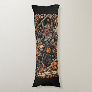 Oni Samurai Biker Halloween Lichaamskussen
