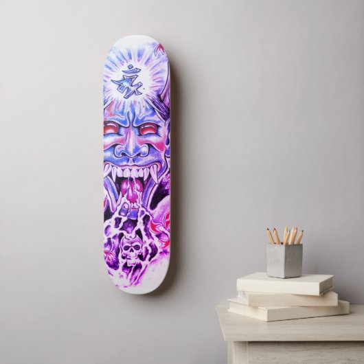 oni schaats dek skateboard (Muurkunst)
