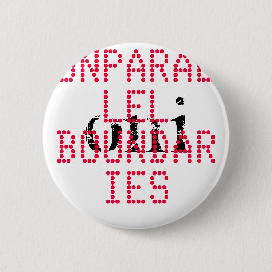 ONI , UNPARALLEL BOUNDARIES RONDE BUTTON 5,7 CM (Voorkant)