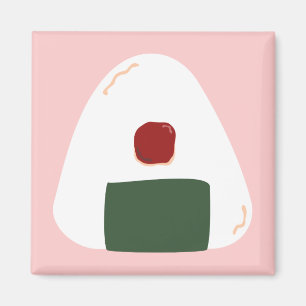 "Onigiri" ~Pink ver.~ Square Magnet Magneet