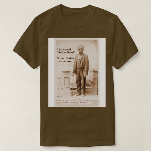Onion Head de Slidell Louisiana TShirt (Design devant)