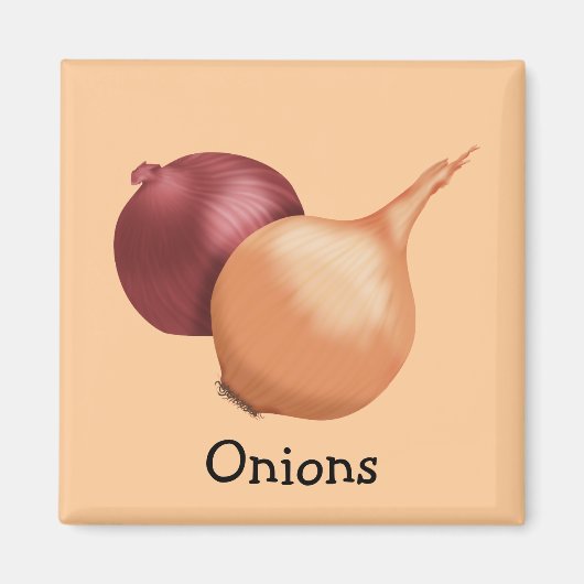 Onions Magnet Magneet (Voorkant)