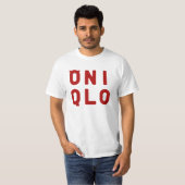ONIQLO Shirt met bloeduitloop (Voorkant volledig)