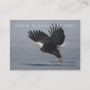 Onitholoog - professor ornithologie - tweeslachtig visitekaartje