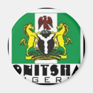 Onitsha, Nigeriaans T-shirt en etcetera Magneet