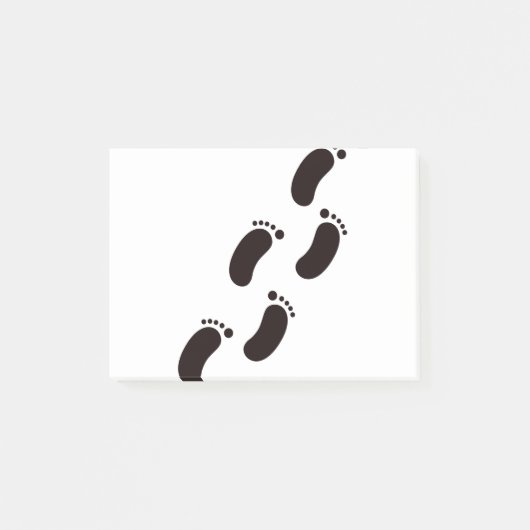 Oniuzuka Style Black Little Foot Post-it® Notes (Voorkant)