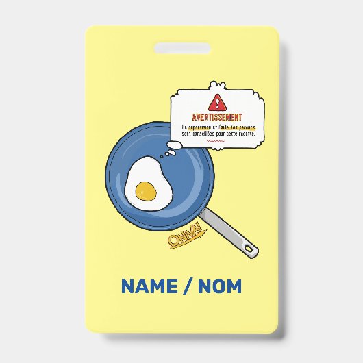ONIVA! Ei Badge (Voorzijde)