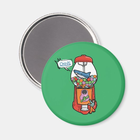 ONIVA! Gomme Balloune Magneet (Voorkant / Achterkant)