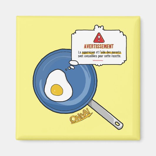 ONIVA! Oeuf Magneet (Voorkant)