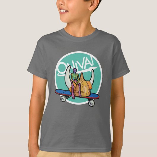 ONIVA ! T-shirt Squelette Viking (Devant)
