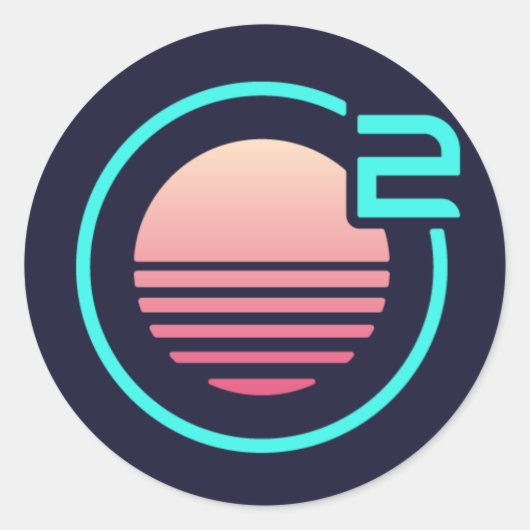 Onivim 2 - Ronde Logo Sticker (Voorkant)