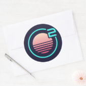 Onivim 2 - Sticker de logo rond (Enveloppe)