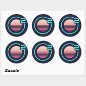 Onivim 2 - Sticker de logo rond (Feuille)