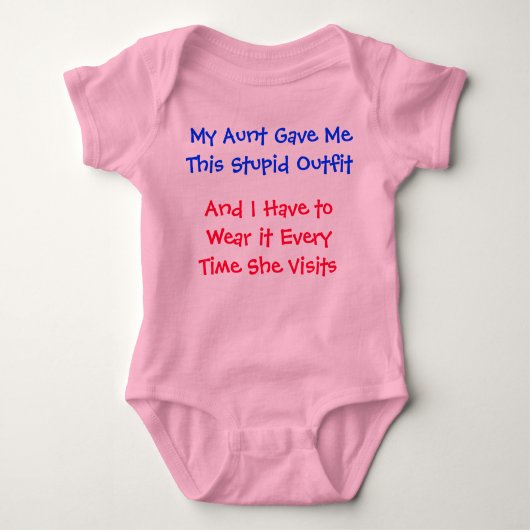 Onjuiste Baby Romper (Voorkant)