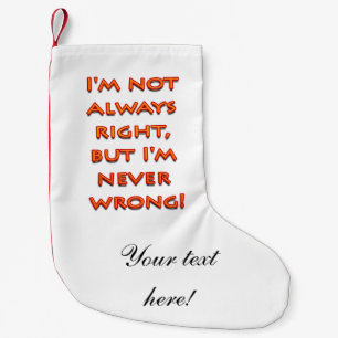 Onjuiste grappige tekst kleine kerstsok