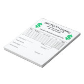 onkostendeclaratie notitieblok (Gedraaid)