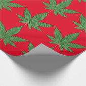 onkruidblad kerst inpakpapier (Hoek)