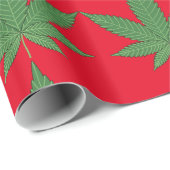 onkruidblad kerst inpakpapier (Rol Hoek)