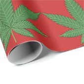 onkruidblad kerst inpakpapier (Rol Hoek)