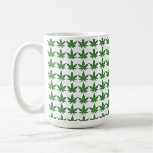 Onkruidblad Kerstmis gepersonaliseerd Koffiemok