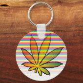 onkruidregenboogsleutelhangers sleutelhanger (Voorkant)