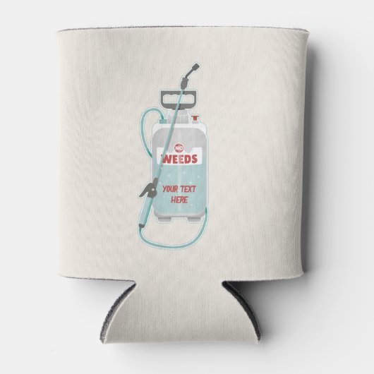 Onkruidverstuiving tuinonderhoud blikjeskoeler (Voorkant)