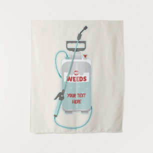 Onkruidverstuiving tuinonderhoud wandkleed