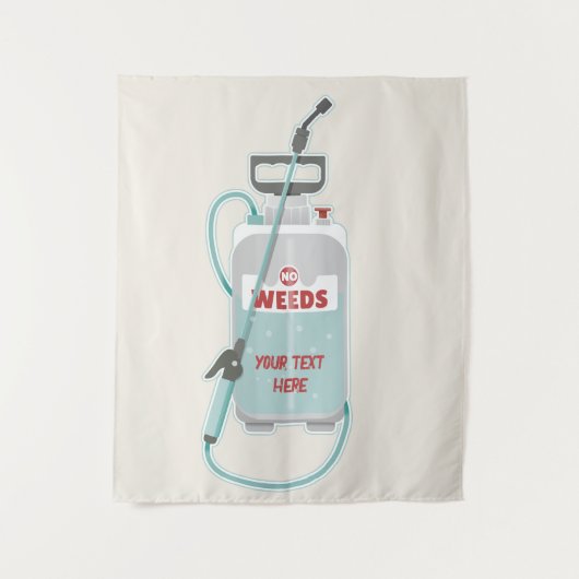 Onkruidverstuiving tuinonderhoud wandkleed (Voorkant)