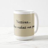 onladachtig koffiemok (Voorkant rechts)