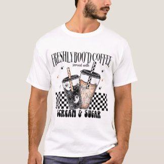 Onlangs Verliefd Coffee Lovers Boujee Geest Hallow T-shirt