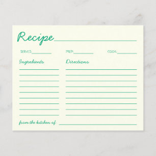 Onlangs Verloving Groene Recept Voor de Bruid Kaar