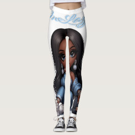 OnLaye1 Baddie Jean Diva Leggings