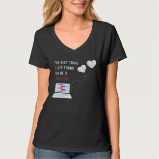 Online Dating Couples Relationship Valentineu2019s T-shirt